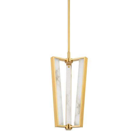 Edgemere LED Lantern - Aged Brass by Hudson Valley Lighting