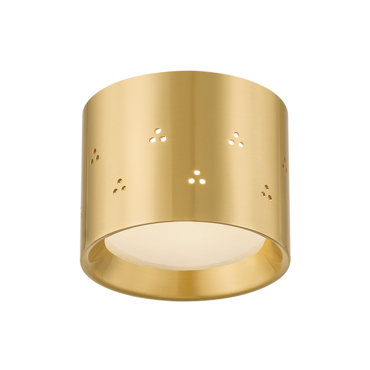 Edisto Flush Mount - Aged Brass by Hudson Valley Lighting