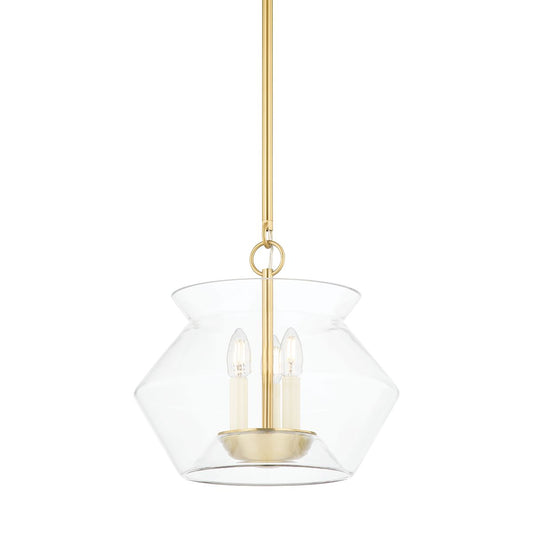 Edmonton Lantern - Aged Brass by Hudson Valley Lighting