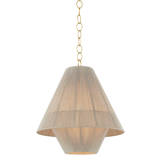 Eleanor Small Pendant - 1-Light - Aged Brass - Mitzi H988701S-AGB
