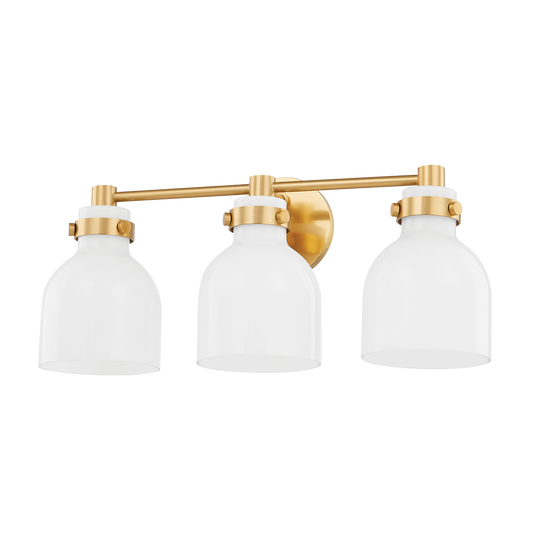 Elli Vanity Light - 3-Light - Aged Brass - Mitzi H649303-AGB