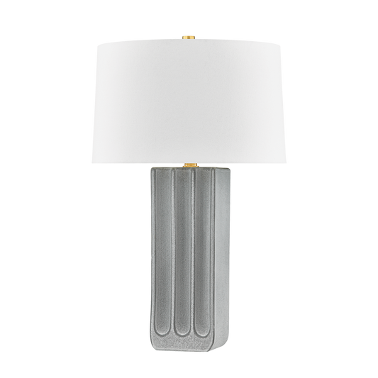 Elmer Table Lamp - Aged Brass/Ceramic Granite by Hudson Valley Lighting