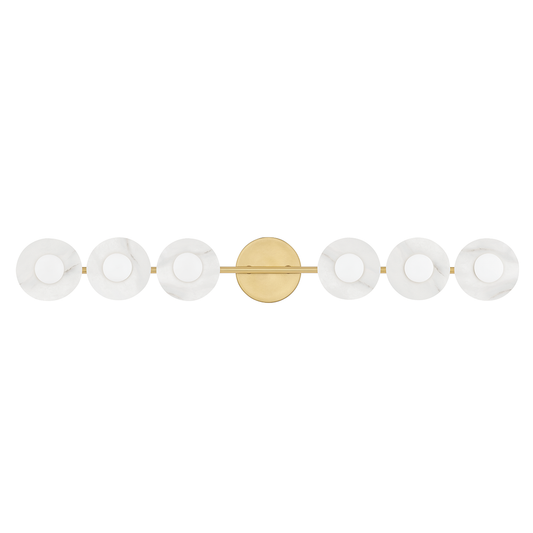 Elmont Vanity Light - Aged Brass by Hudson Valley Lighting