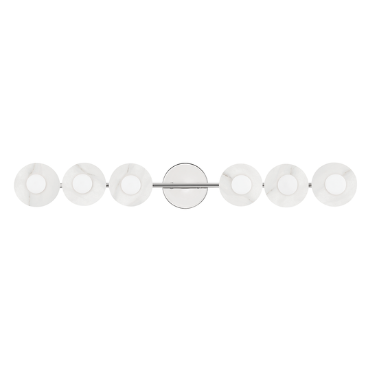 Elmont Vanity Light - Polished Nickel by Hudson Valley Lighting