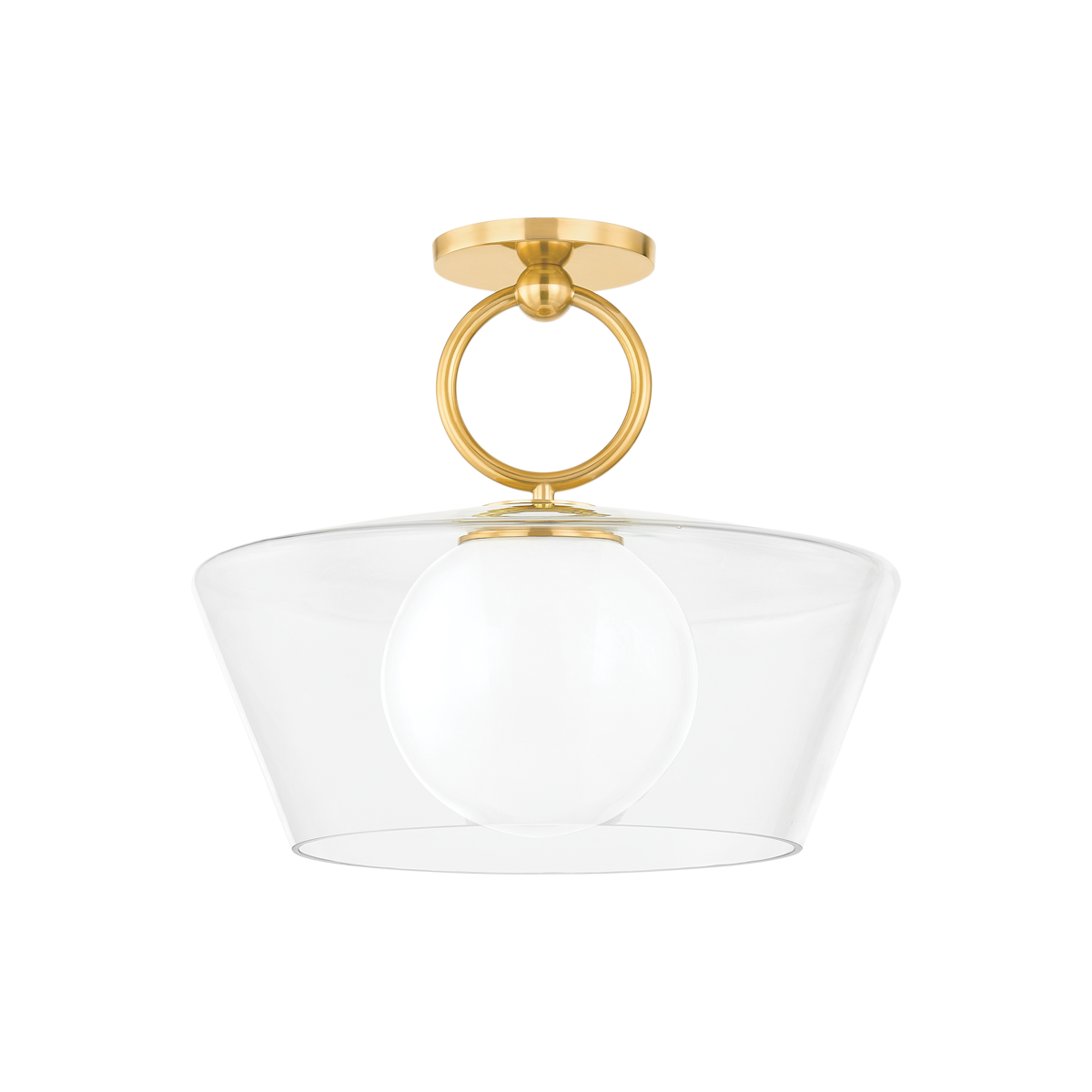 Elmsford Pendant - Aged Brass by Hudson Valley Lighting