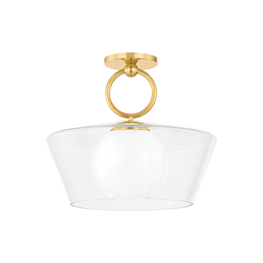 Elmsford Pendant - Aged Brass by Hudson Valley Lighting