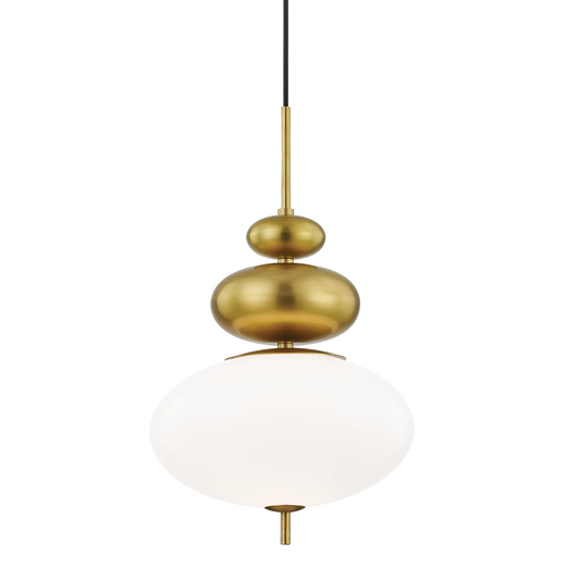 Elsie Pendant - 1-Light - Aged Brass - Mitzi H347701-AGB