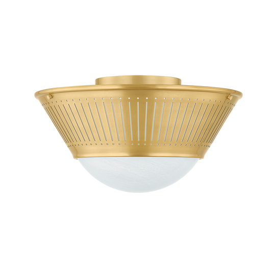 Elsmere Flush Mount - Aged Brass by Hudson Valley Lighting