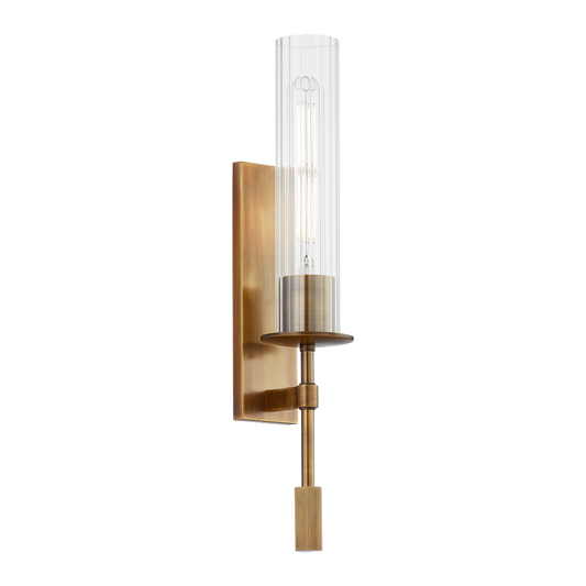Elton Wall Sconce - 1-Light - Patina Brass - Troy Lighting B1519-PBR