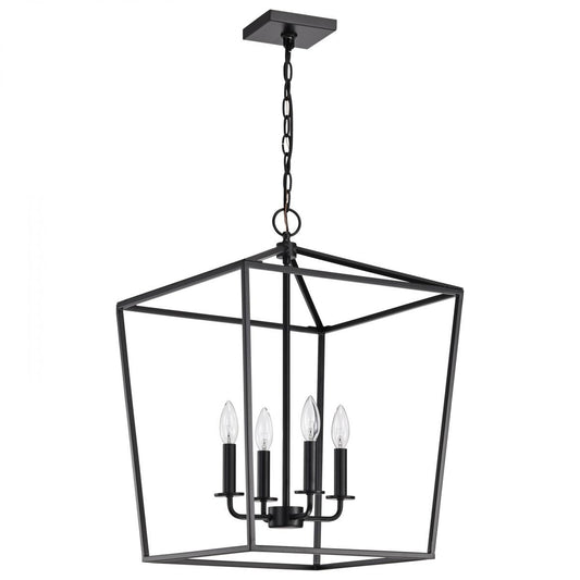 Emma 4 Light Small Pendant - Dark Bronze Finish - Satco 60-7951