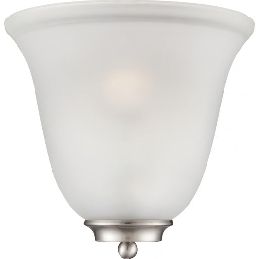 Empire - 1 Light Wall Sconce with Frosted Glass - Brushed Nickel Finish - Satco 60-5377