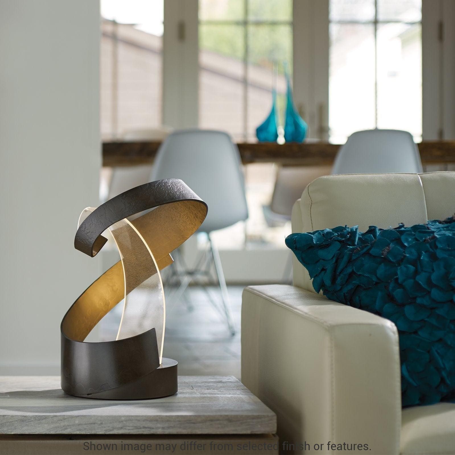 Encounter LED Table Lamp - White by Hubbardton Forge