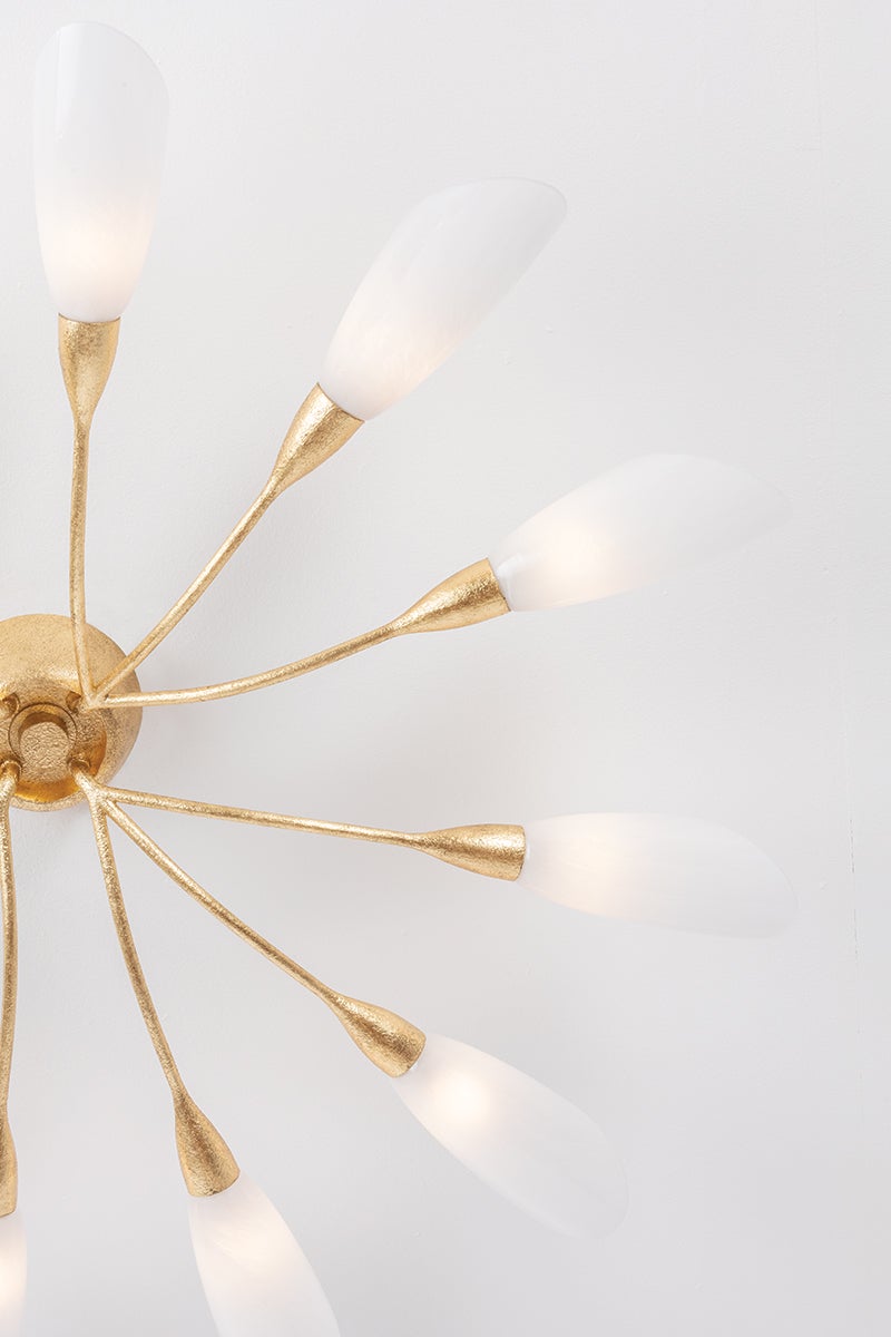 Enfield 12-Light Semi-Flush by Hudson Valley Lighting
