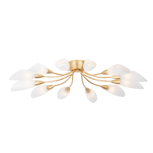 Enfield 12-Light Semi-Flush by Hudson Valley Lighting