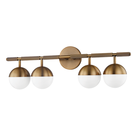 Enson Vanity Light - 4-Light - Patina Brass - Troy Lighting B1608-PBR
