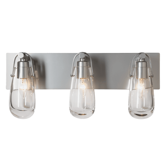 Eos 3-Light Bath Sconce - Sterling by Hubbardton Forge