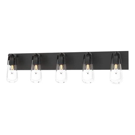 Eos 5-Light Bath Sconce - Black by Hubbardton Forge