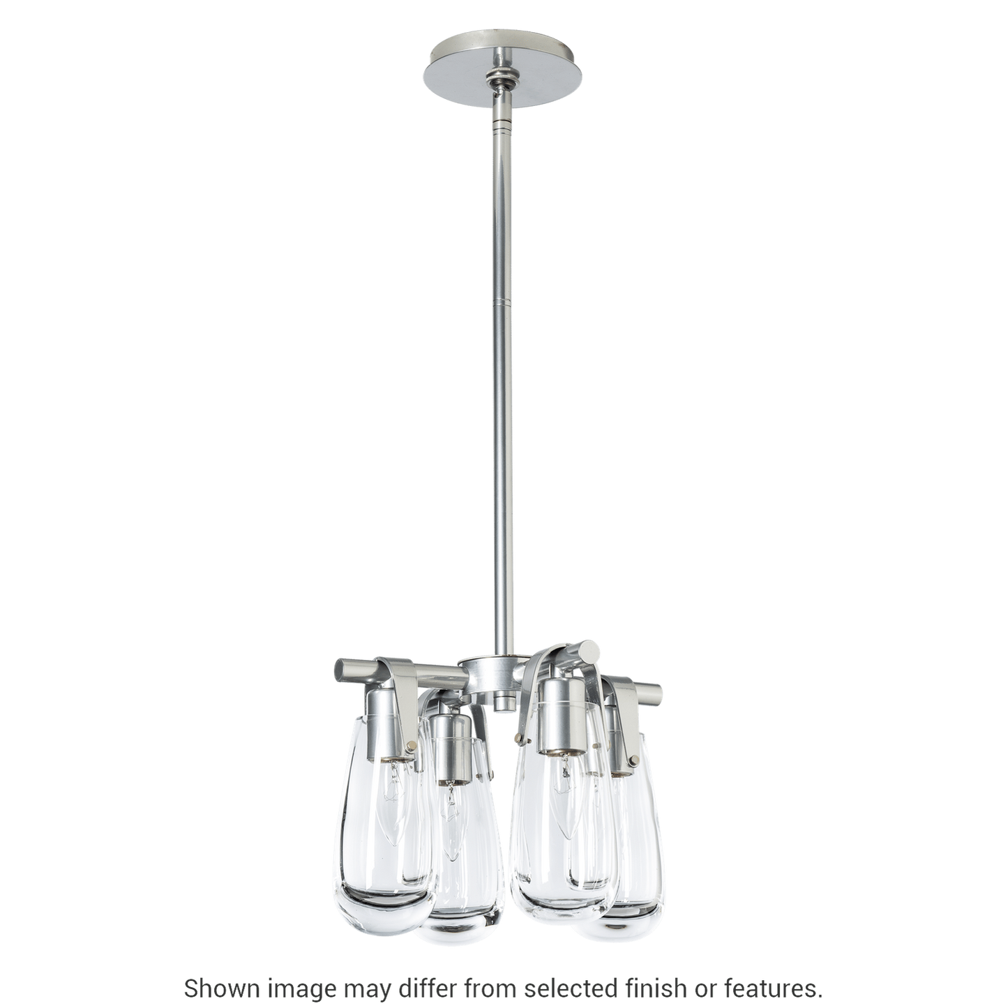 Eos Semi-Flush Pendant - White by Hubbardton Forge
