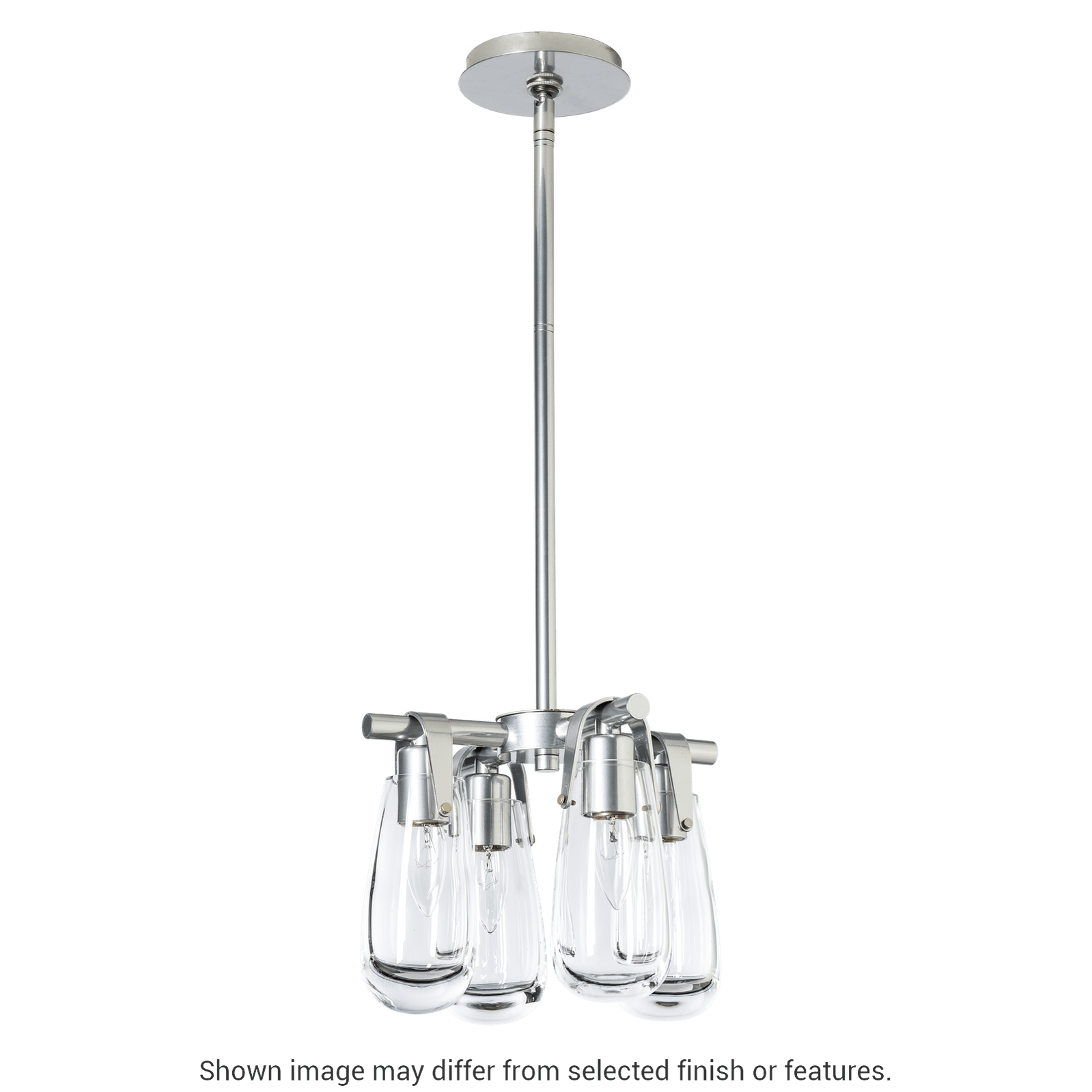 Eos Semi-Flush Pendant - White by Hubbardton Forge