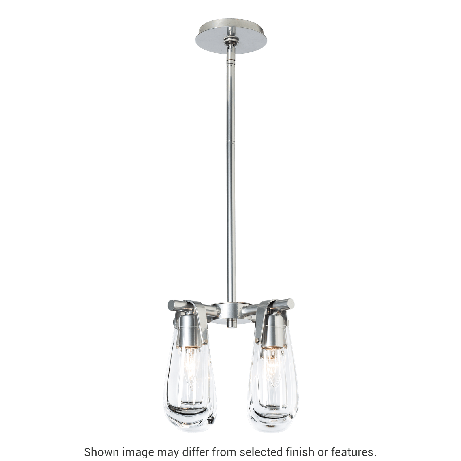 Eos Semi-Flush Pendant - White by Hubbardton Forge