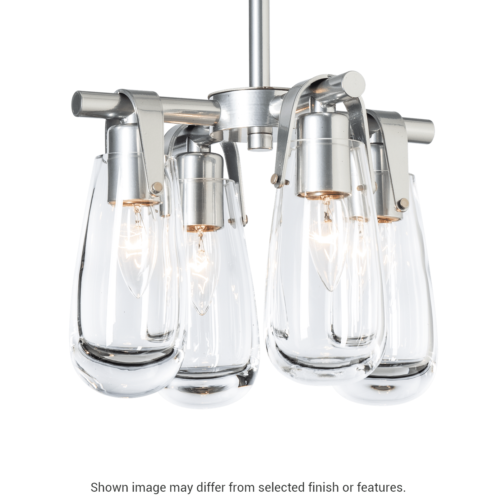 Eos Semi-Flush Pendant - White by Hubbardton Forge