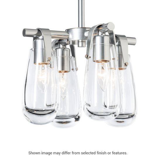 Eos Semi-Flush Pendant - White by Hubbardton Forge