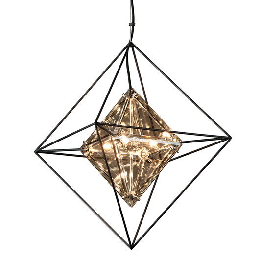 Epic Chandelier - 4-Light - Textured Iron - Troy Lighting F5325-TRN