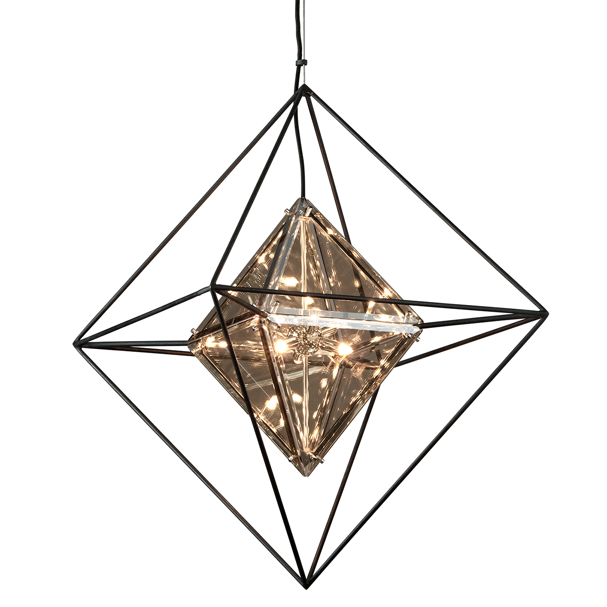 Epic Chandelier - 6-Light - Textured Iron - Troy Lighting F5326-TRN