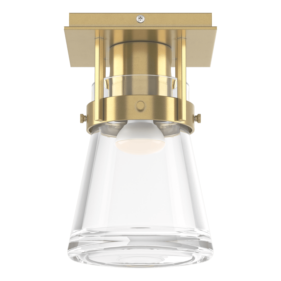 Erlenmeyer 1-Light Semi-Flush - Modern Brass by Hubbardton Forge