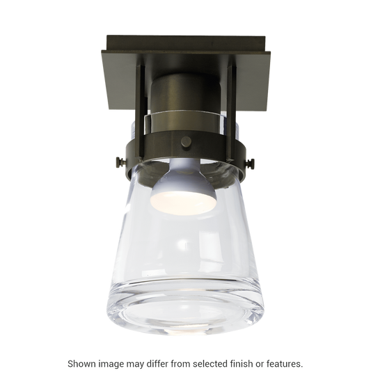 Erlenmeyer 1-Light Semi-Flush - White by Hubbardton Forge