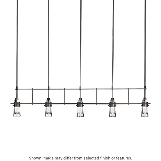 Erlenmeyer 5-Light Pendant - White by Hubbardton Forge