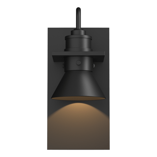 Erlenmeyer Dark Sky Friendly Outdoor Sconce - Coastal Black - Coastal Black Accent by Hubbardton Forge