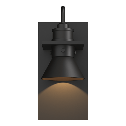 Erlenmeyer Dark Sky Friendly Outdoor Sconce - Coastal Black - Oil Rubbed Bronze Accent by Hubbardton Forge