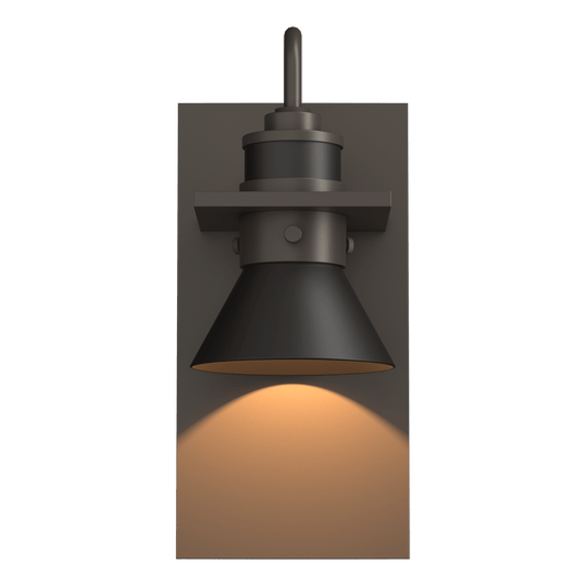 Erlenmeyer Dark Sky Friendly Outdoor Sconce - Coastal Dark Smoke - Oil Rubbed Bronze Accent by Hubbardton Forge
