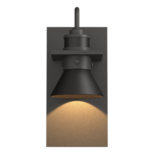 Erlenmeyer Dark Sky Friendly Outdoor Sconce - Natural Iron - Oil Rubbed Bronze Accent by Hubbardton Forge