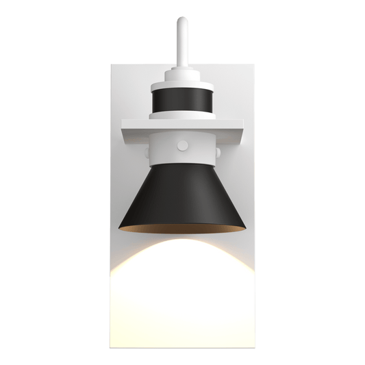 Erlenmeyer Dark Sky Friendly Outdoor Sconce - White - Oil Rubbed Bronze Accent by Hubbardton Forge