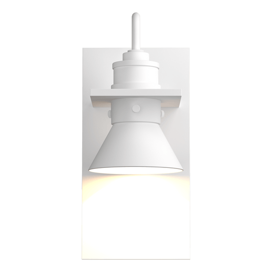 Erlenmeyer Dark Sky Friendly Outdoor Sconce - White - White Accent by Hubbardton Forge