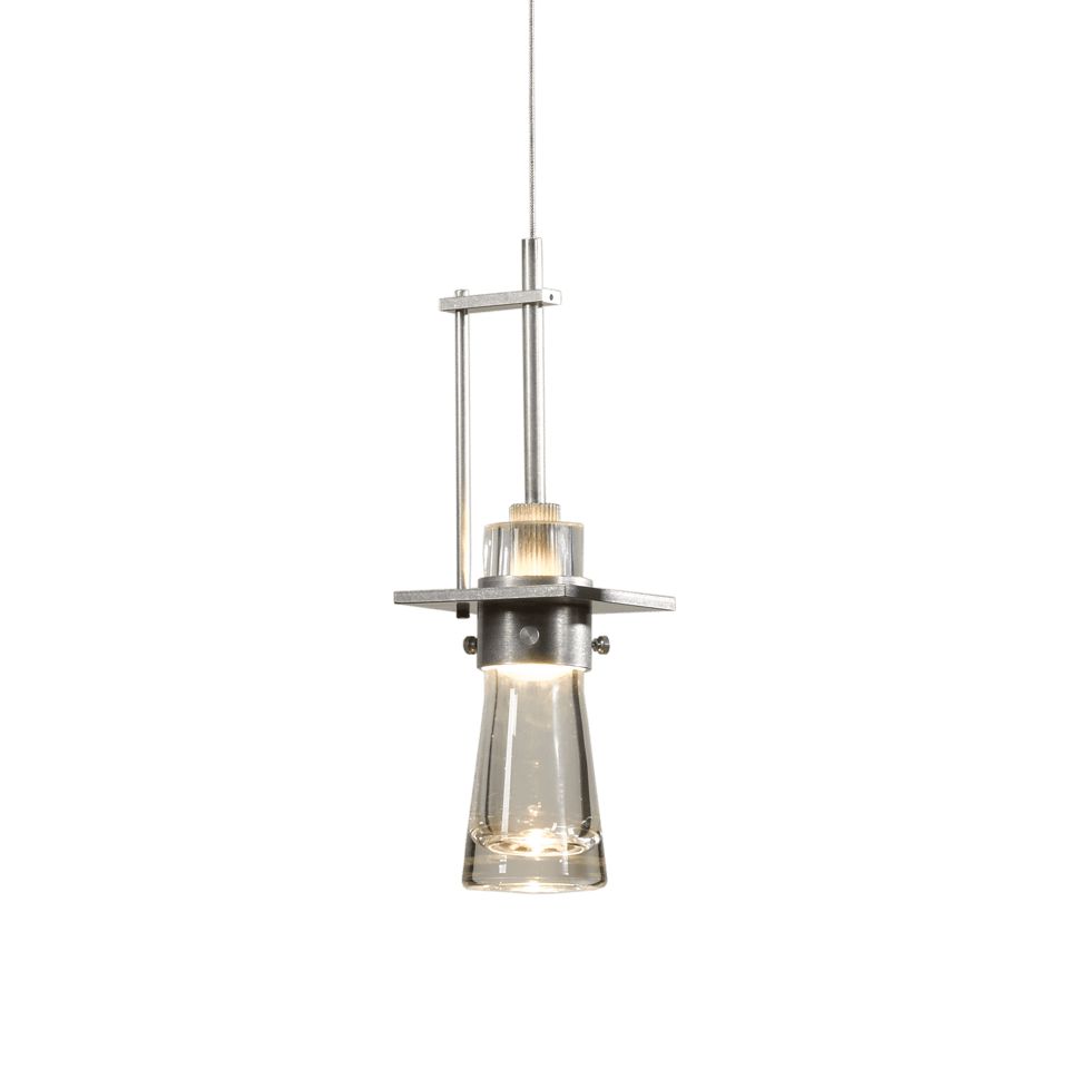 Erlenmeyer Large Low Voltage Mini Pendant - Sterling by Hubbardton Forge