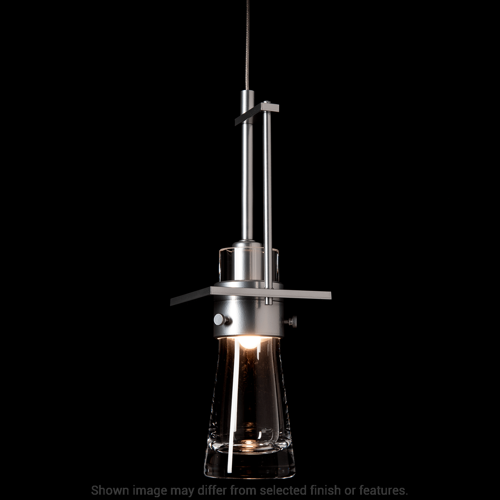 Erlenmeyer Large Low Voltage Mini Pendant - White by Hubbardton Forge