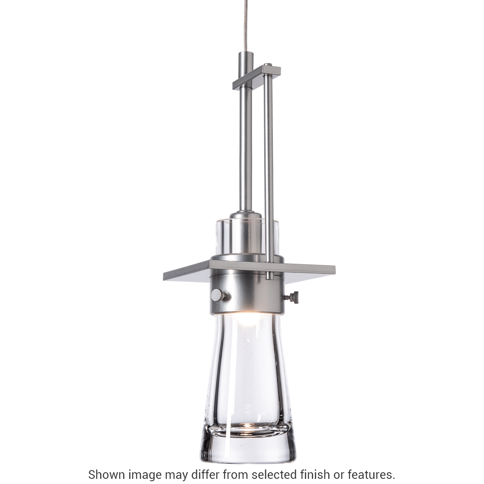 Erlenmeyer Large Low Voltage Mini Pendant - White by Hubbardton Forge