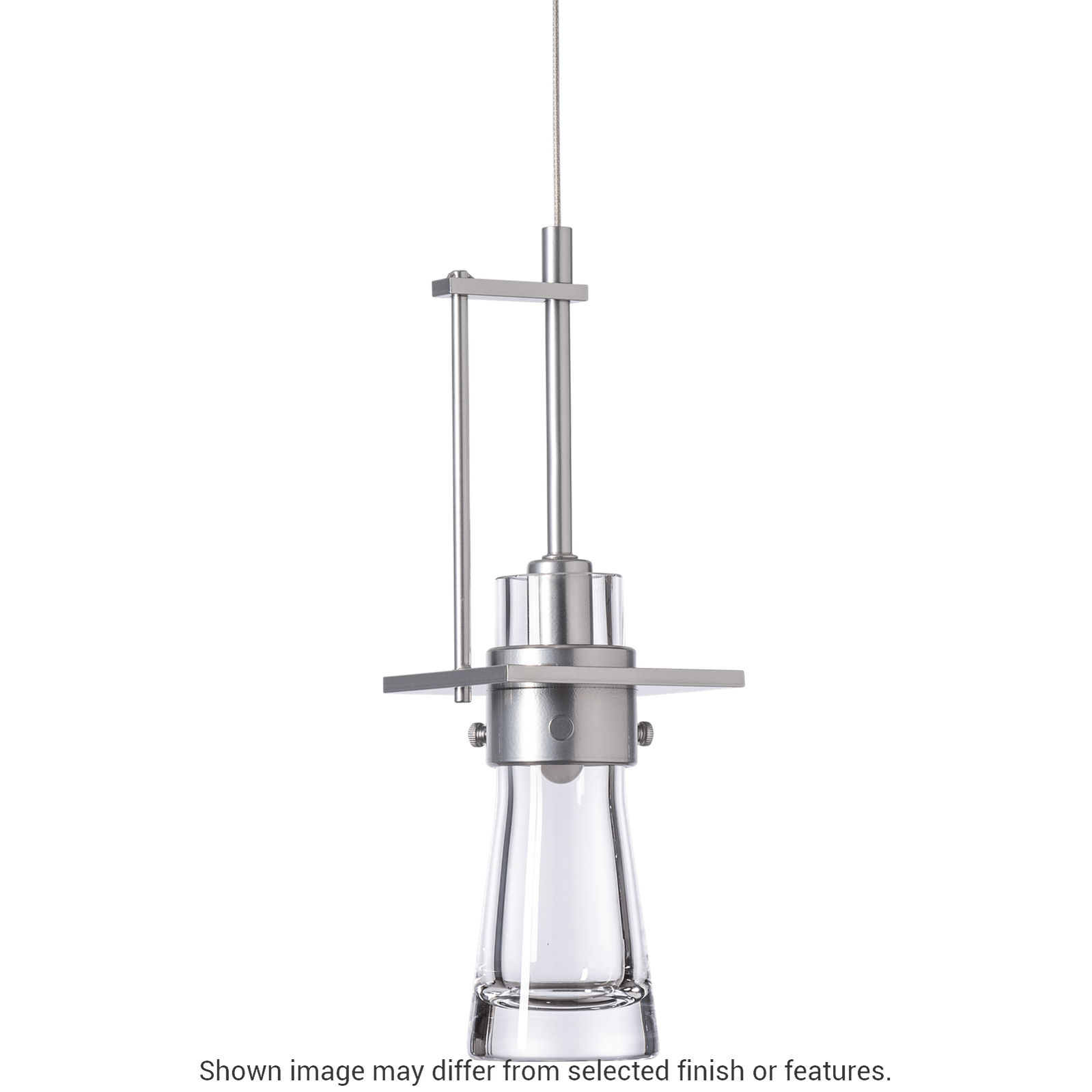 Erlenmeyer Large Low Voltage Mini Pendant - White by Hubbardton Forge