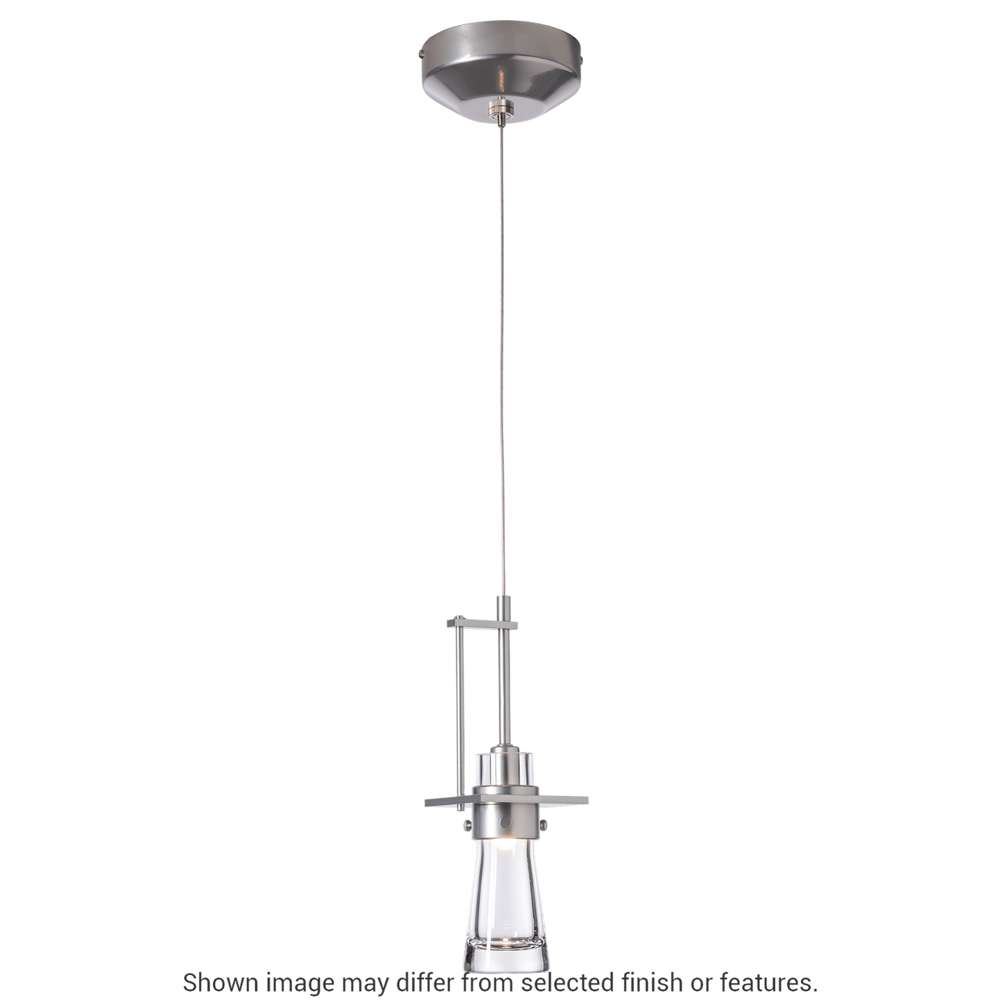 Erlenmeyer Large Low Voltage Mini Pendant - White by Hubbardton Forge