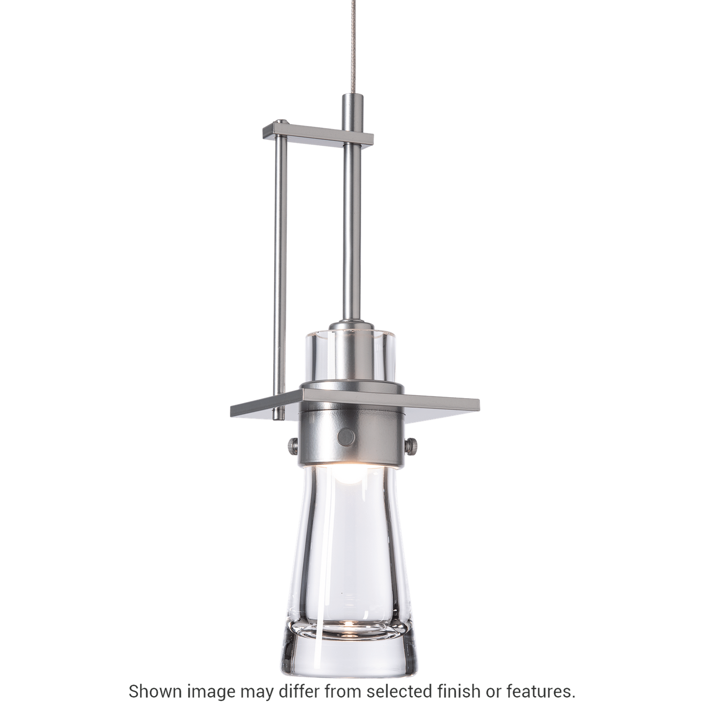 Erlenmeyer Large Low Voltage Mini Pendant - White by Hubbardton Forge