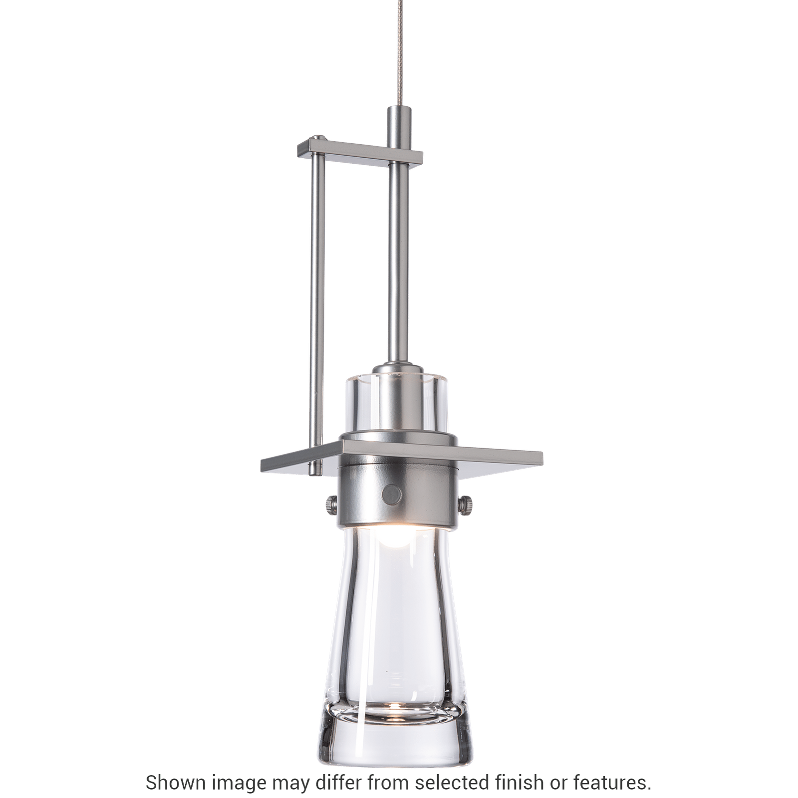 Erlenmeyer Large Low Voltage Mini Pendant - White by Hubbardton Forge