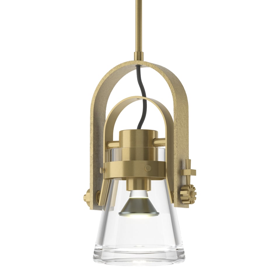 Erlenmeyer Large Mini Pendant - Modern Brass by Hubbardton Forge