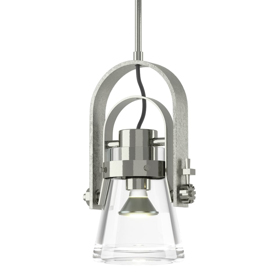 Erlenmeyer Large Mini Pendant - Sterling by Hubbardton Forge