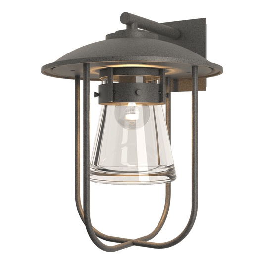 Erlenmeyer Large Outdoor Sconce - Natural Iron by Hubbardton Forge