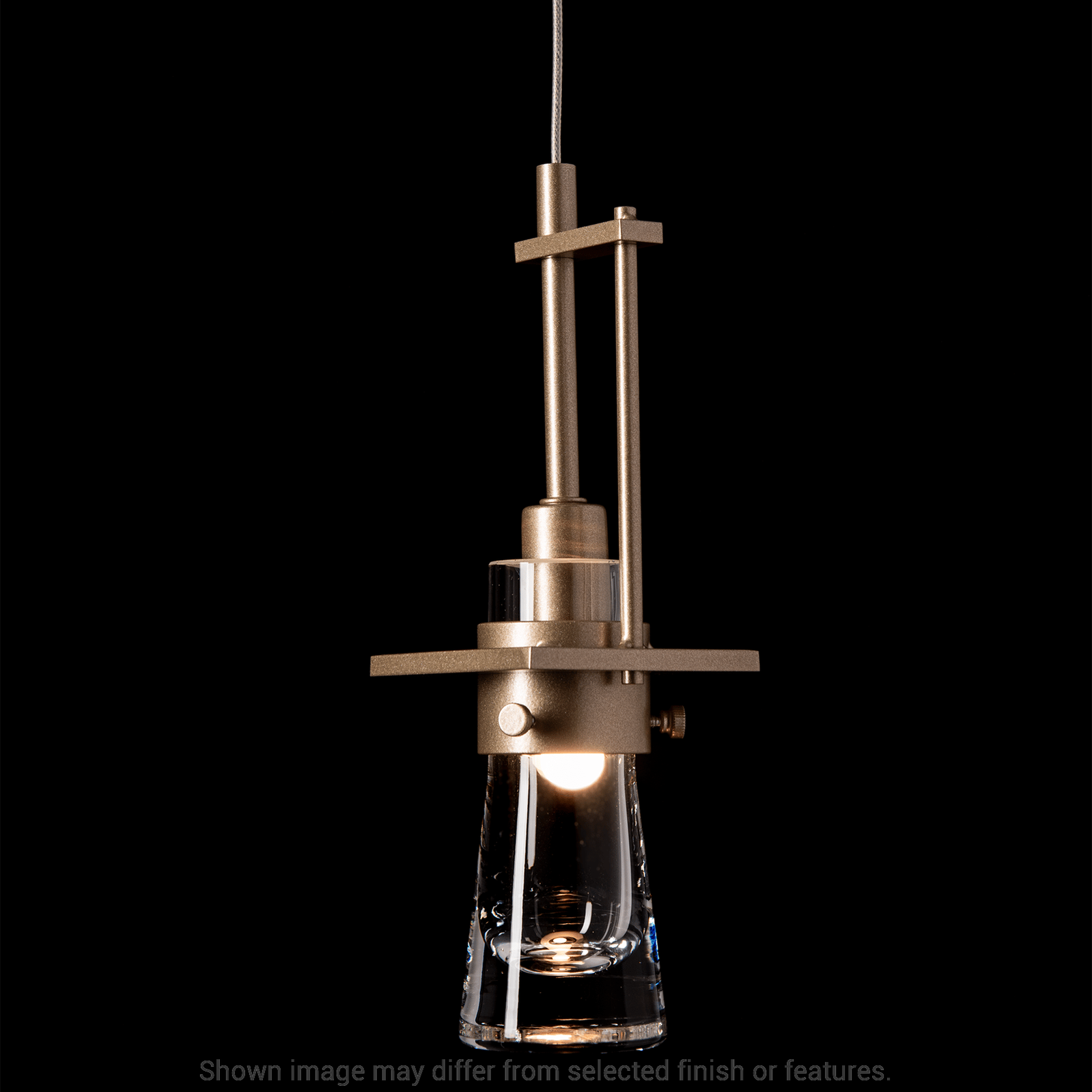Erlenmeyer Low Voltage Mini Pendant - White by Hubbardton Forge