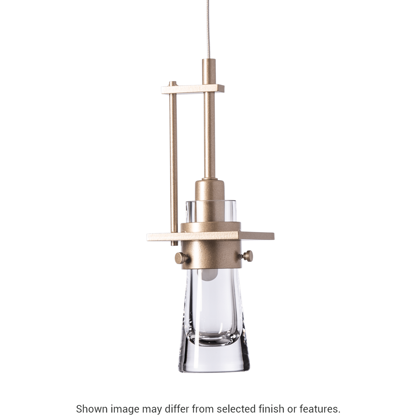Erlenmeyer Low Voltage Mini Pendant - White by Hubbardton Forge