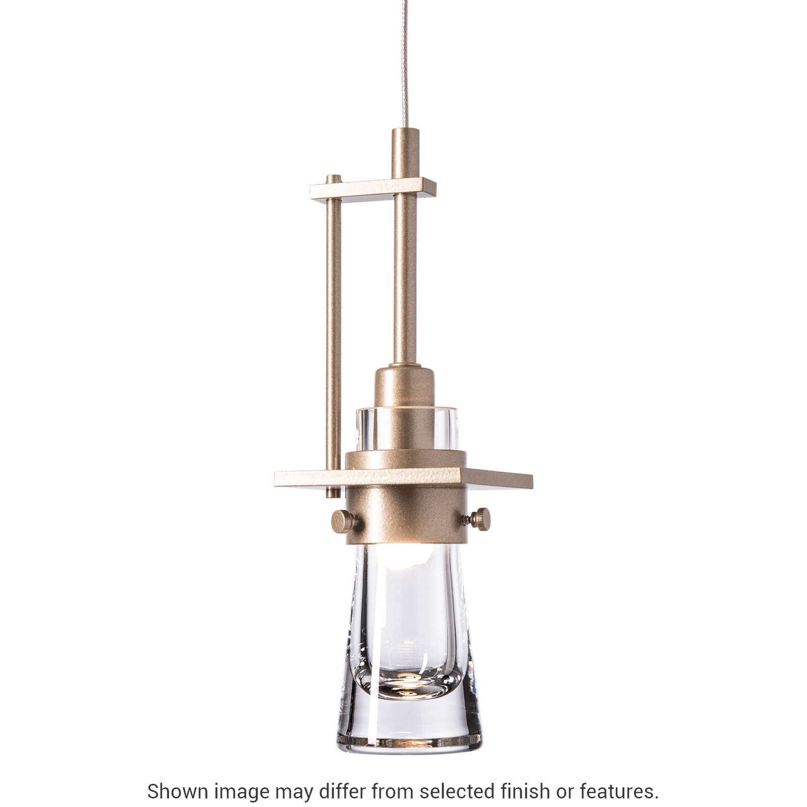 Erlenmeyer Low Voltage Mini Pendant - White by Hubbardton Forge